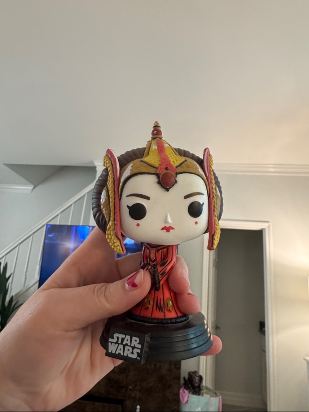 Star Wars Queen Amidala Decorative Figurine - Red, Gold, Black